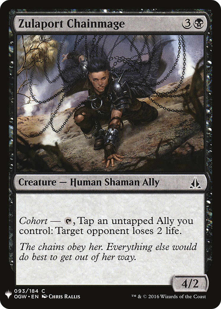 Zulaport Chainmage (LIST-OGW-93) [Mystery Booster] The List MTG Single Wizards of the Coast