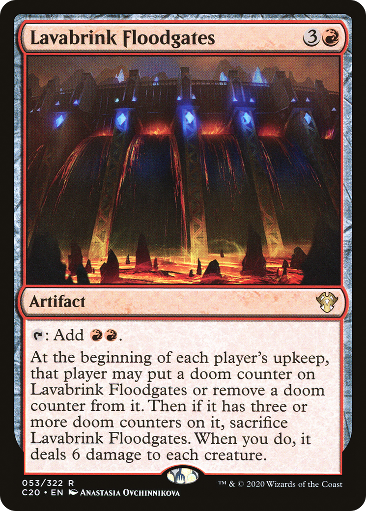Lavabrink Floodgates [Commander 2020] MTG Single Magic: The Gathering