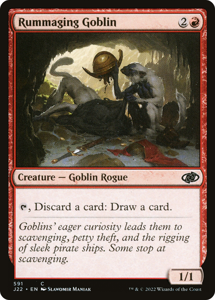 Rummaging Goblin (J22-591) [Jumpstart 2022] MTG Single Wizards of the Coast