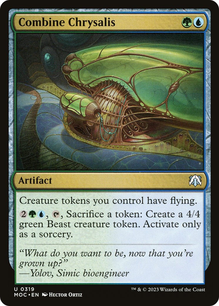 Combine Chrysalis (MOC-319) [March of the Machine Commander] MTG Single Wizards of the Coast
