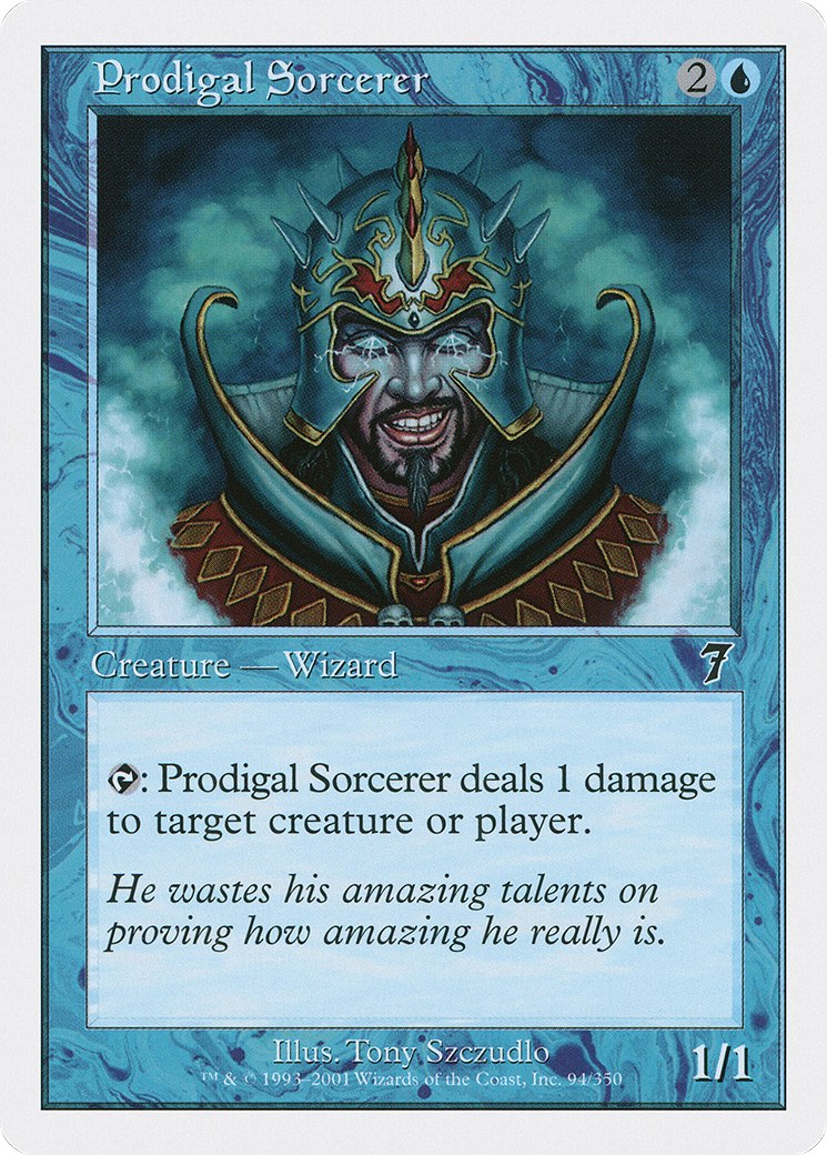 Prodigal Sorcerer (7ED-094) [7th Edition] MTG Single Wizards of the Coast