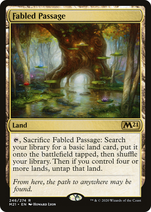 Fabled Passage (M21-246) [Core Set 2021] MTG Single Wizards of the Coast