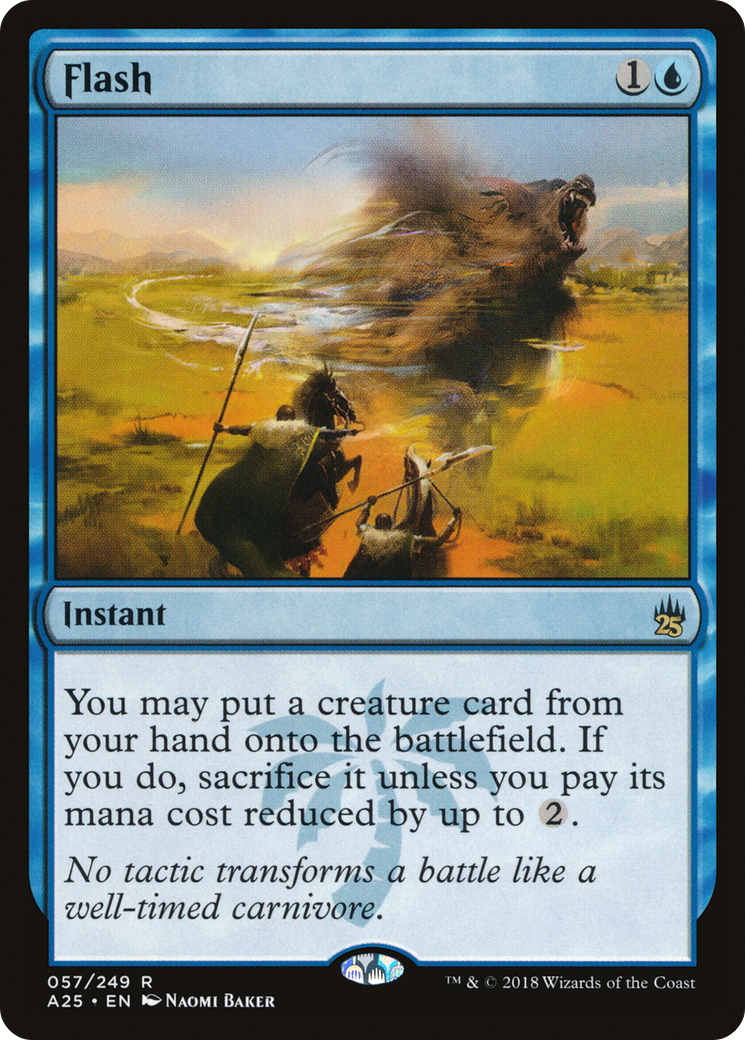 Flash (A25-057) [Masters 25] Foil MTG Single Wizards of the Coast