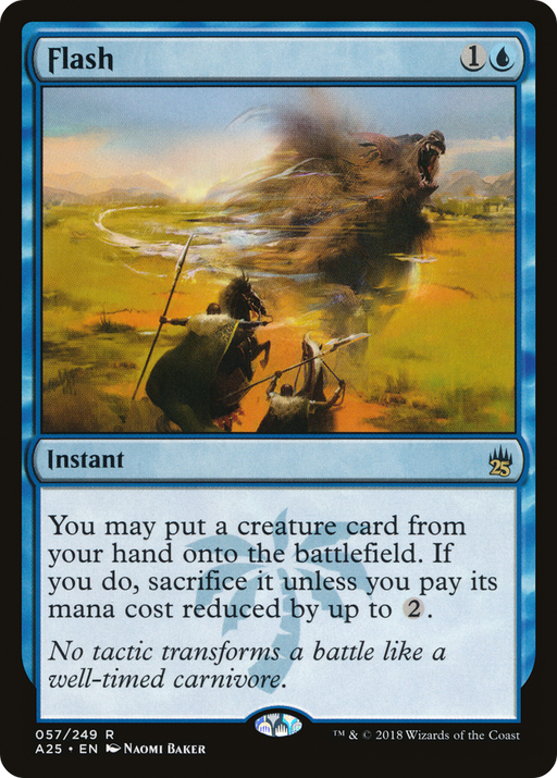 Flash (A25-057) [Masters 25] Foil MTG Single Wizards of the Coast