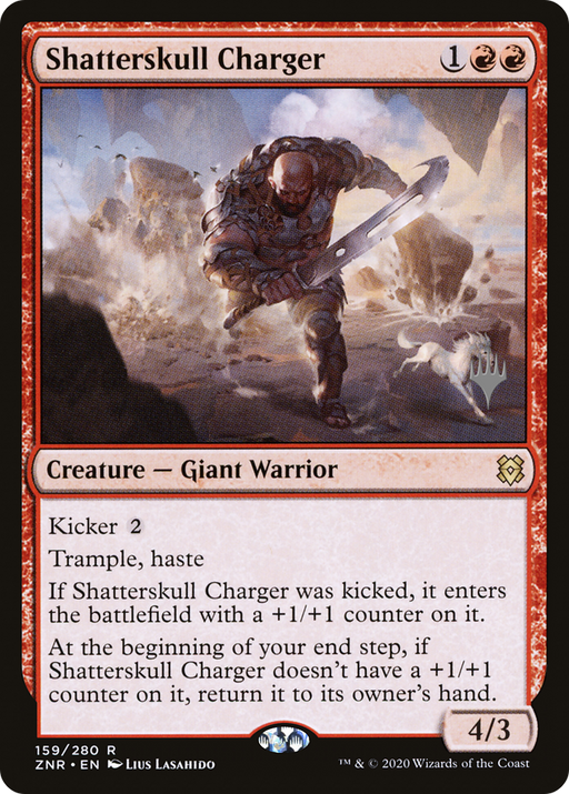 Shatterskull Charger (PPZNR-159P) [Zendikar Rising Promos] MTG Single Wizards of the Coast