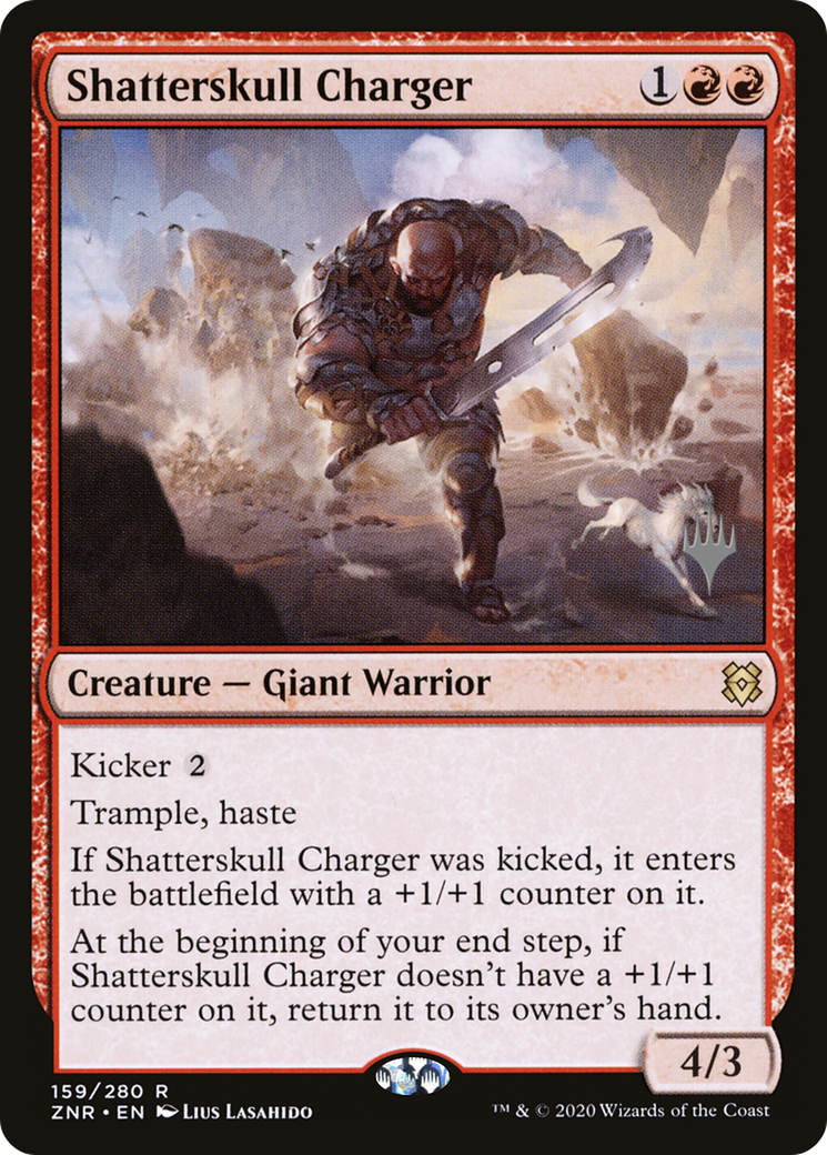 Shatterskull Charger (PPZNR-159P) [Zendikar Rising Promos] Foil MTG Single Wizards of the Coast