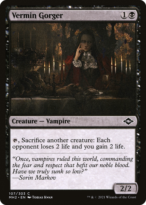 Vermin Gorger (MH2-107) [Modern Horizons 2] MTG Single Modern Horizons 2