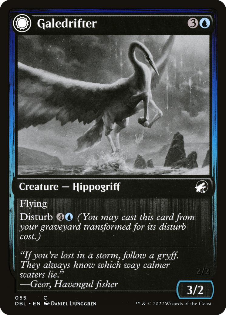 Galedrifter (DBL-055) [Innistrad: Double Feature] Foil MTG Single Wizards of the Coast