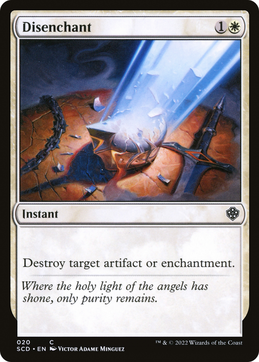 Disenchant (SCD-020) [Starter Commander Decks] MTG Single Wizards of the Coast