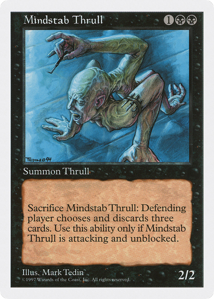Mindstab Thrull (5ED-178) [Fifth Edition] MTG Single Wizards of the Coast