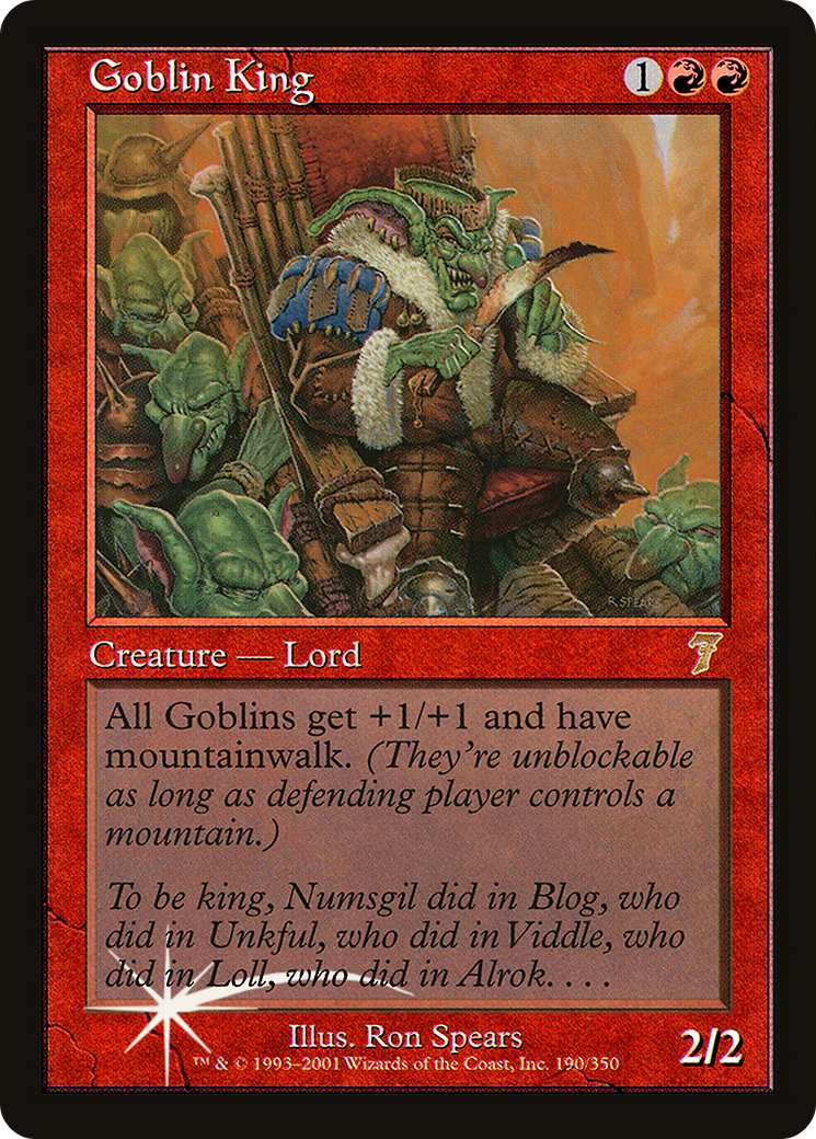 Goblin King (7ED-190) [7th Edition] Foil MTG Single Wizards of the Coast