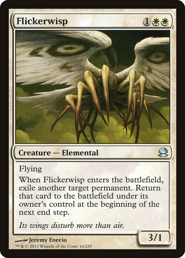 Flickerwisp (MMA-016) [Modern Masters] Foil MTG Single Wizards of the Coast