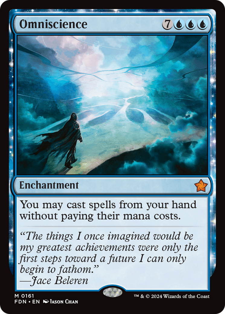 Omniscience (FDN-161) [Foundations] MTG Single Wizards of the Coast