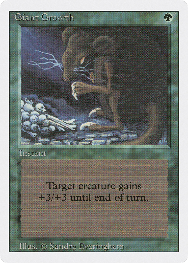 Giant Growth (3ED-199) [Revised Edition] MTG Single Wizards of the Coast