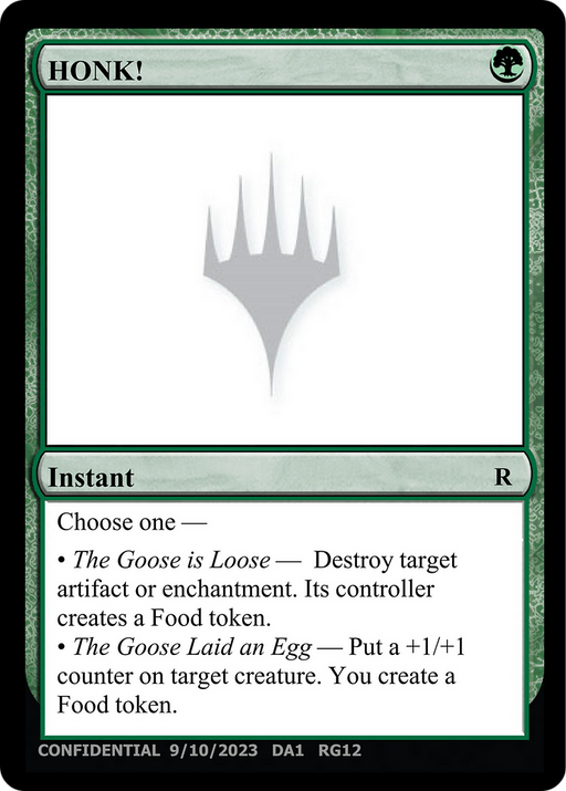 HONK! (UNK-RG12A) [Misc] Unknown Event MTG Single Wizards of the Coast