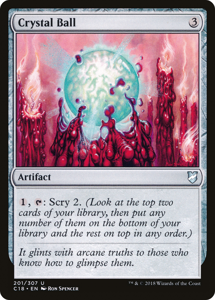 Crystal Ball (C18-201) [Commander 2018] MTG Single Wizards of the Coast