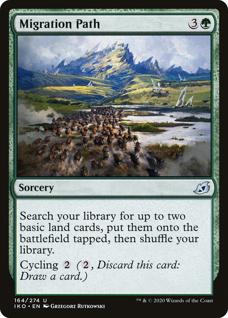 Migration Path (IKO-164) [Ikoria: Lair of Behemoths] Foil MTG Single Wizards of the Coast