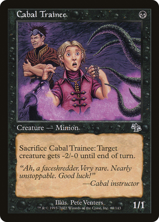 Cabal Trainee (JUD-063) [Judgment] MTG Single Wizards of the Coast