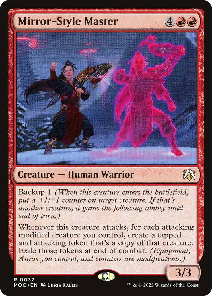 Mirror-Style Master (MOC-032) [March of the Machine Commander] MTG Single Wizards of the Coast