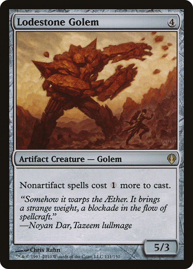 Lodestone Golem [Archenemy] MTG Single Magic: The Gathering
