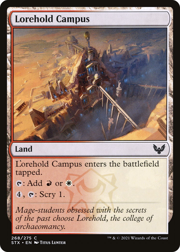 Lorehold Campus (STX-268) [Strixhaven: School of Mages] Foil MTG Single Wizards of the Coast