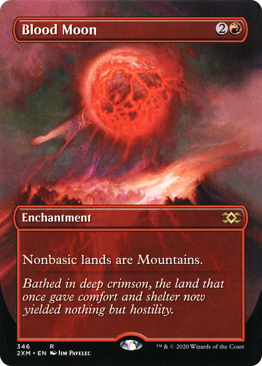 Blood Moon (2XM-346) [Double Masters] (Borderless) MTG Single Wizards of the Coast