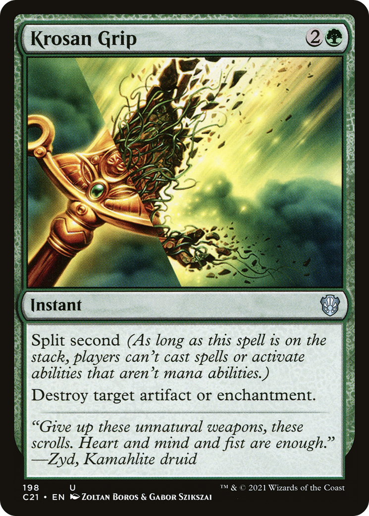 Krosan Grip (C21-198) [Commander 2021] MTG Single Wizards of the Coast