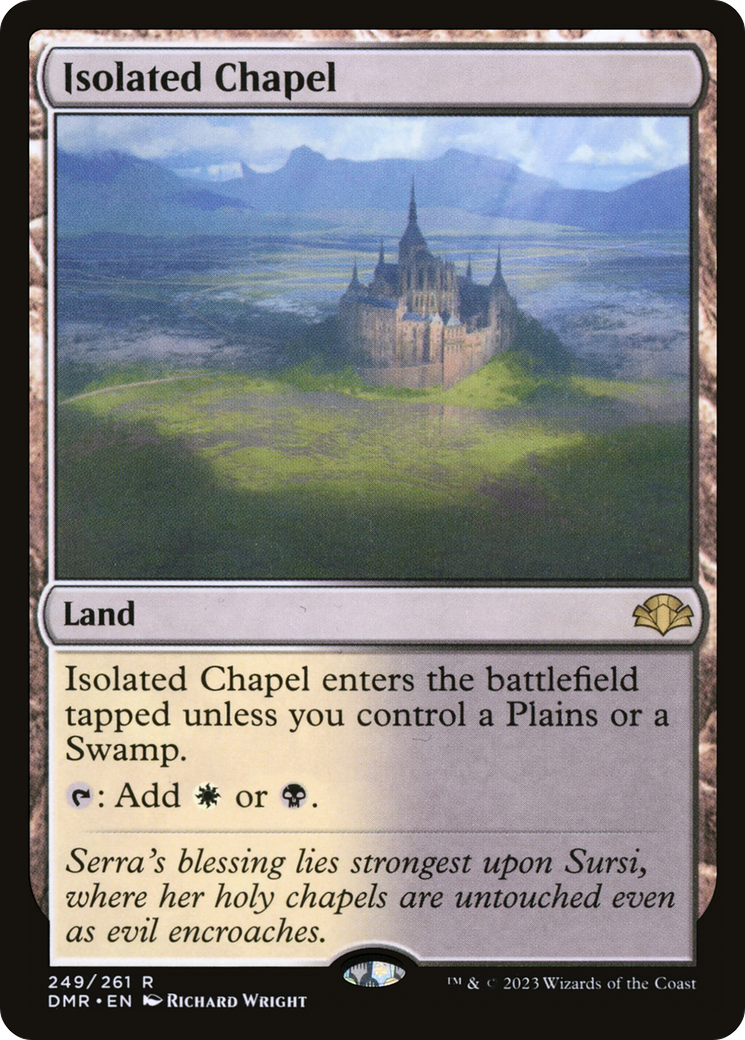 Isolated Chapel (DMR-249) [Dominaria Remastered] Foil MTG Single Wizards of the Coast