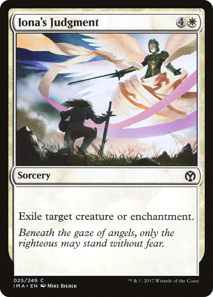 Iona's Judgment (IMA-025) [Iconic Masters] MTG Single Wizards of the Coast