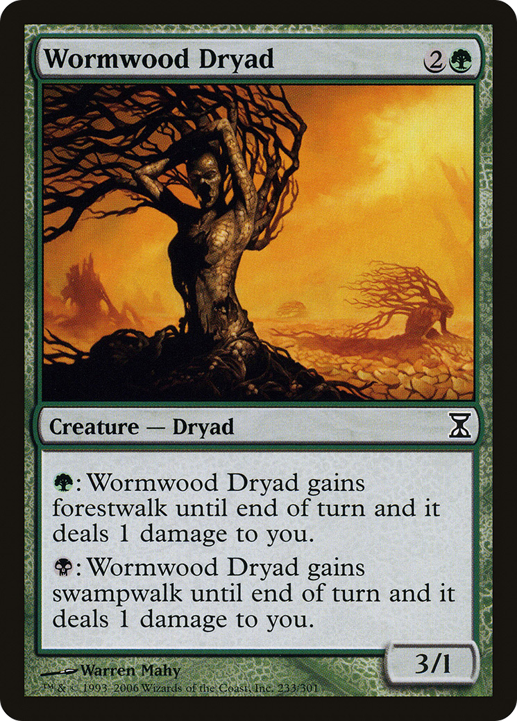 Wormwood Dryad (TSP-233) [Time Spiral] MTG Single Wizards of the Coast