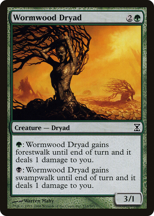 Wormwood Dryad (TSP-233) [Time Spiral] MTG Single Wizards of the Coast