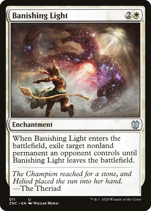 Banishing Light (ZNC-011) [Zendikar Rising Commander] MTG Single Wizards of the Coast