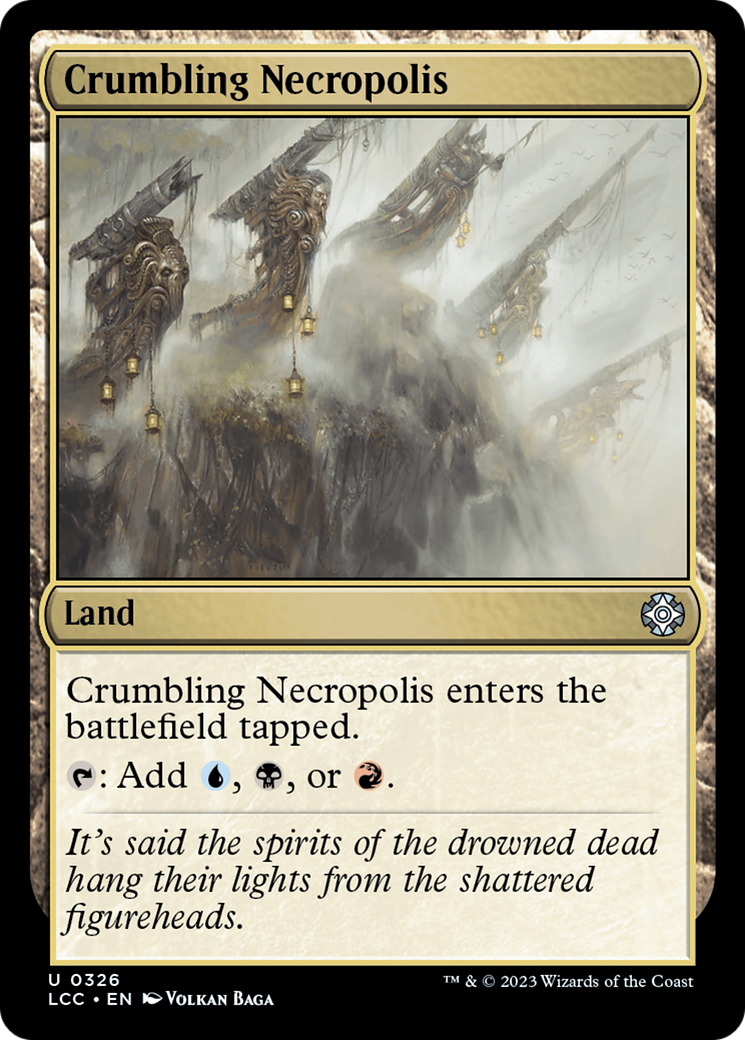 Crumbling Necropolis (LCC-326) [The Lost Caverns of Ixalan Commander] MTG Single Wizards of the Coast