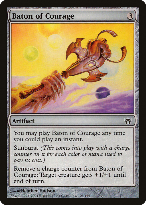 Baton of Courage (5DN-105) [Fifth Dawn] MTG Single Wizards of the Coast