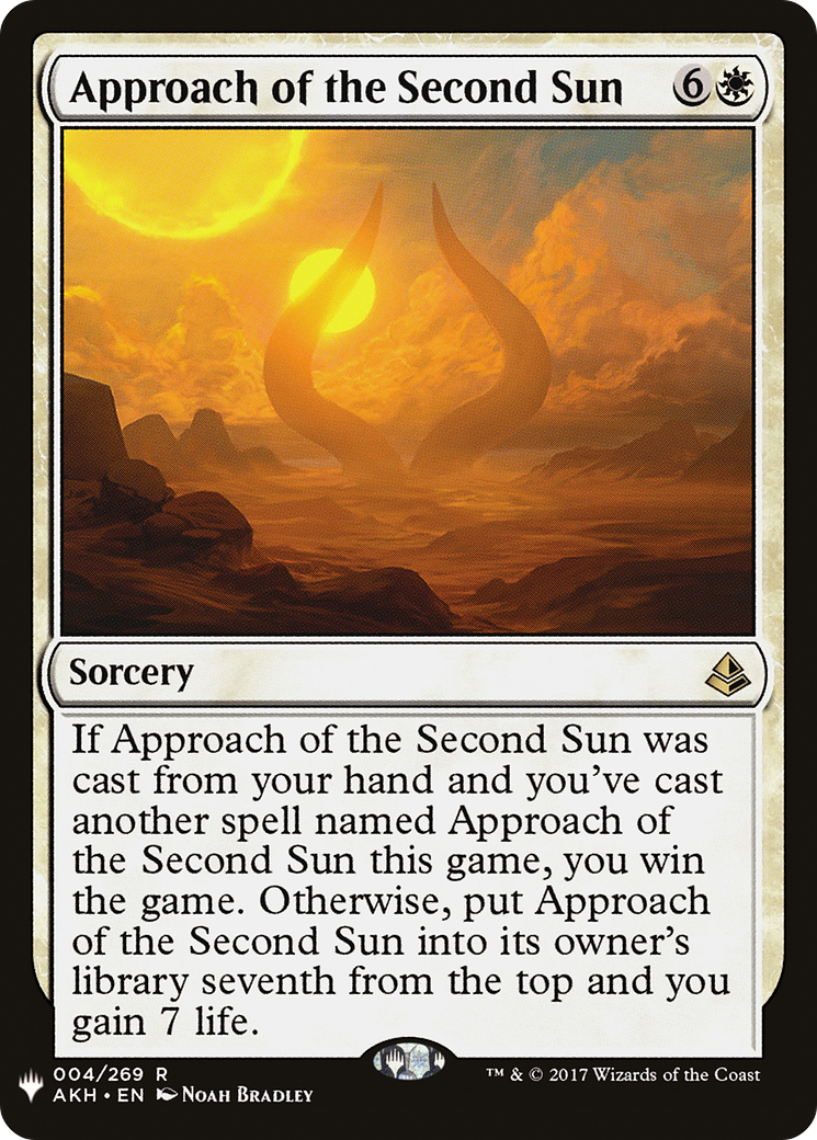 Approach of the Second Sun (LIST-004) [Mystery Booster] The List MTG Single Wizards of the Coast