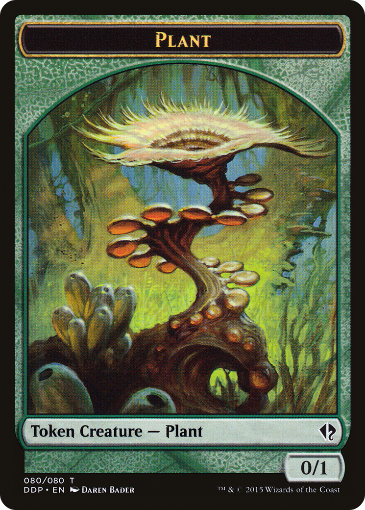Plant Token (DDP-080) [Misc] Duel Decks: Zendikar vs. Eldrazi MTG Single Wizards of the Coast