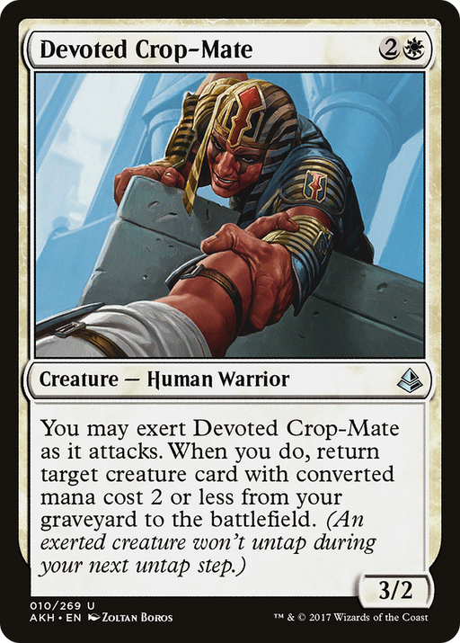 Devoted Crop-Mate (AKH-010) [Amonkhet] Foil MTG Single Wizards of the Coast