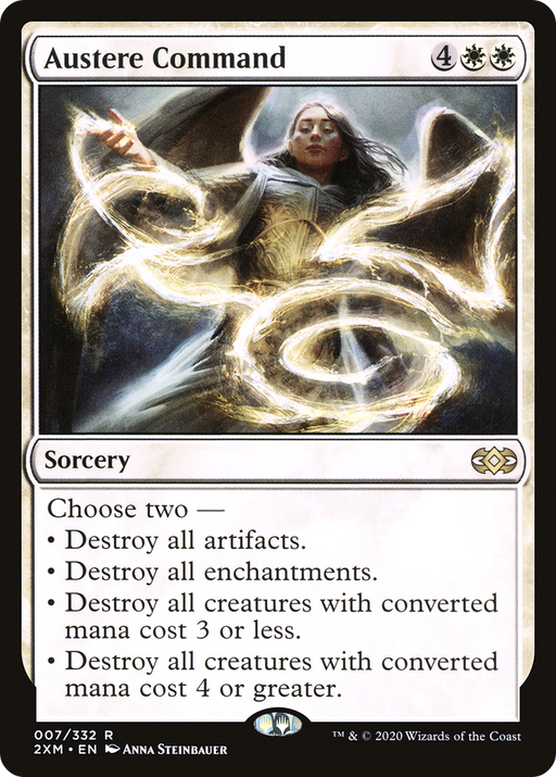 Austere Command (2XM-007) [Double Masters] MTG Single Wizards of the Coast