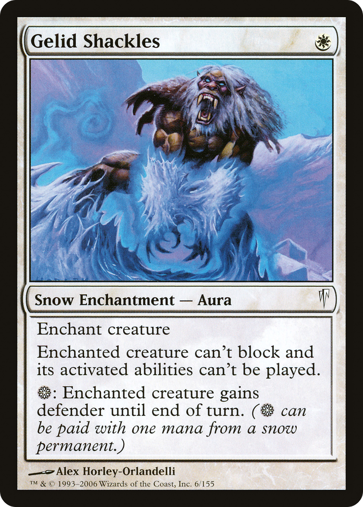 Gelid Shackles (CSP-006) [Coldsnap] Foil MTG Single Wizards of the Coast