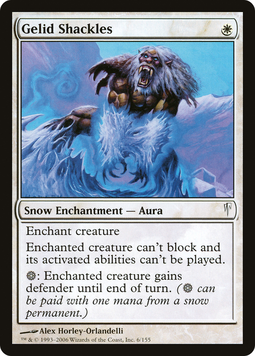 Gelid Shackles (CSP-006) [Coldsnap] Foil MTG Single Wizards of the Coast