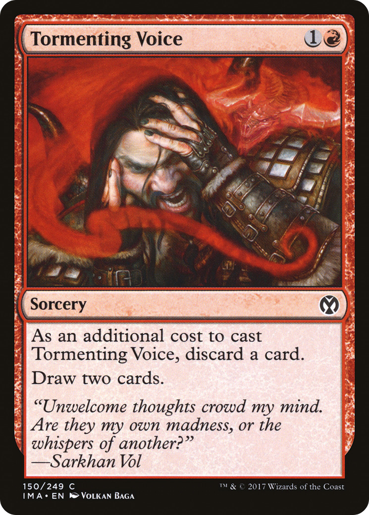 Tormenting Voice (IMA-150) [Iconic Masters] MTG Single Wizards of the Coast