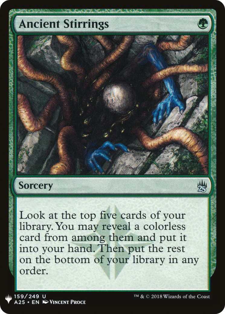 Ancient Stirrings (LIST-A25-159) [Mystery Booster] The List MTG Single Wizards of the Coast