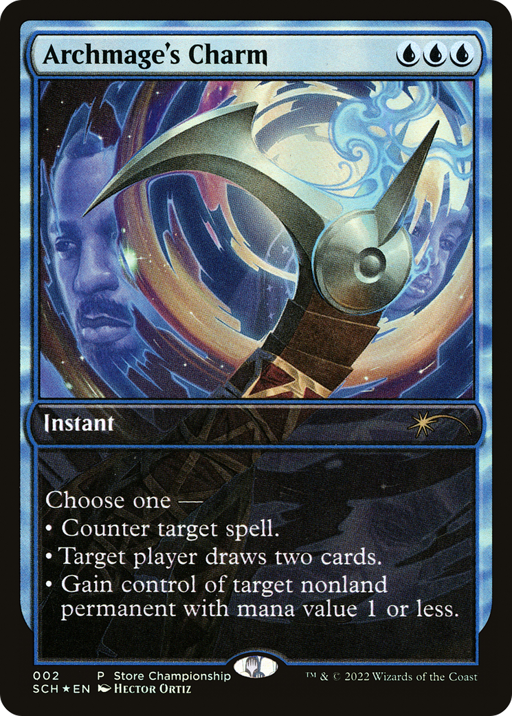 Archmage's Charm (GAME-002) [Misc] Store Championships Foil MTG Single Wizards of the Coast