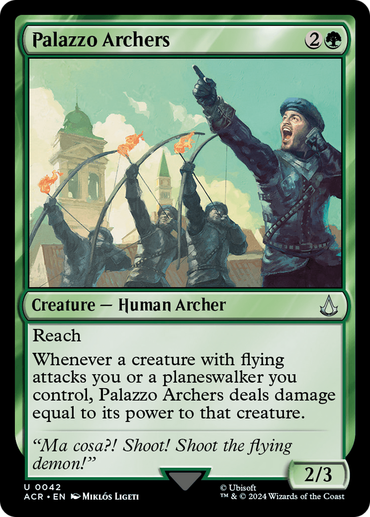 Palazzo Archers (ACR-042) [Assassin's Creed] MTG Single Wizards of the Coast