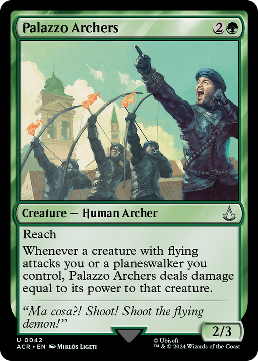 Palazzo Archers (ACR-042) [Assassin's Creed] Foil MTG Single Wizards of the Coast
