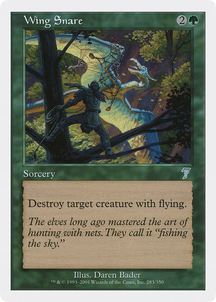 Wing Snare (7ED-283) [Seventh Edition] MTG Single Wizards of the Coast