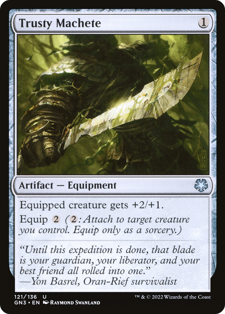 Trusty Machete (GN3-121) [Misc] Game Night: Free-for-All MTG Single Wizards of the Coast