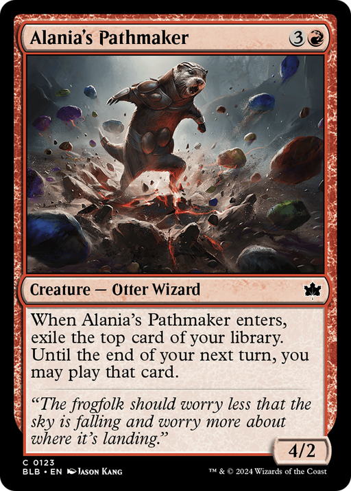 Alania's Pathmaker (BLB-123) [Bloomburrow] Foil MTG Single Wizards of the Coast