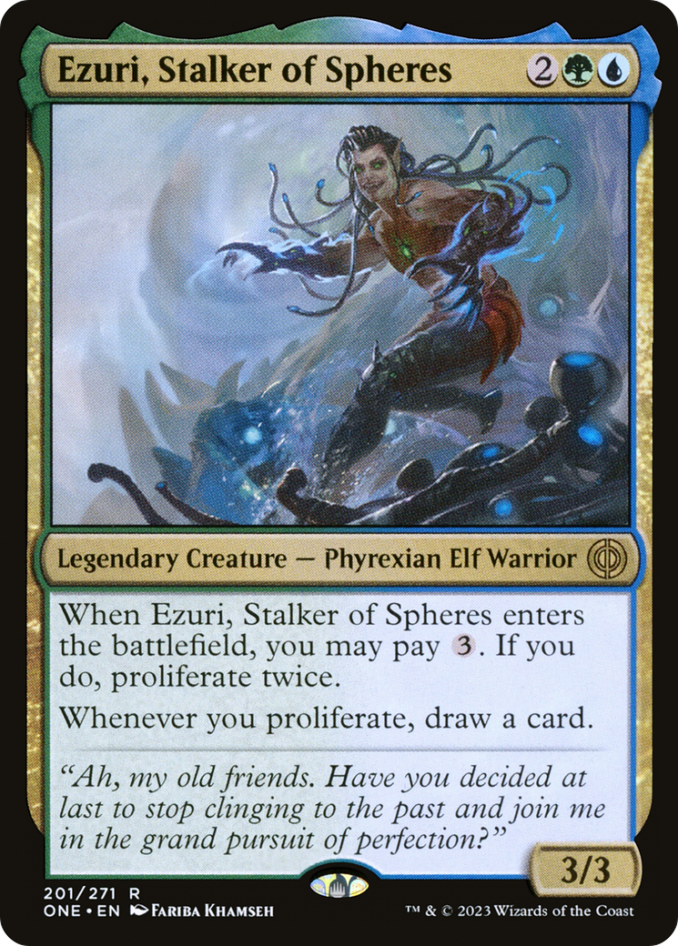 Ezuri, Stalker of Spheres (ONE-201) [Phyrexia: All Will Be One] MTG Single Wizards of the Coast