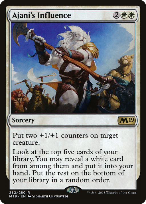 Ajani's Influence (M19-282) [Core Set 2019] MTG Single Wizards of the Coast
